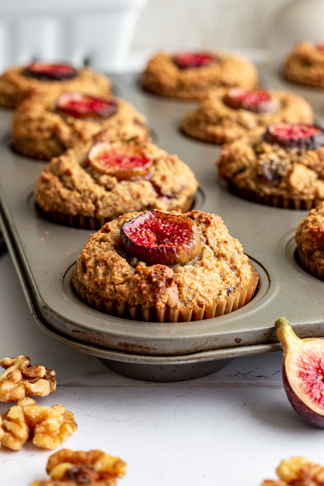 PlantBased Fresh Fig Muffins
